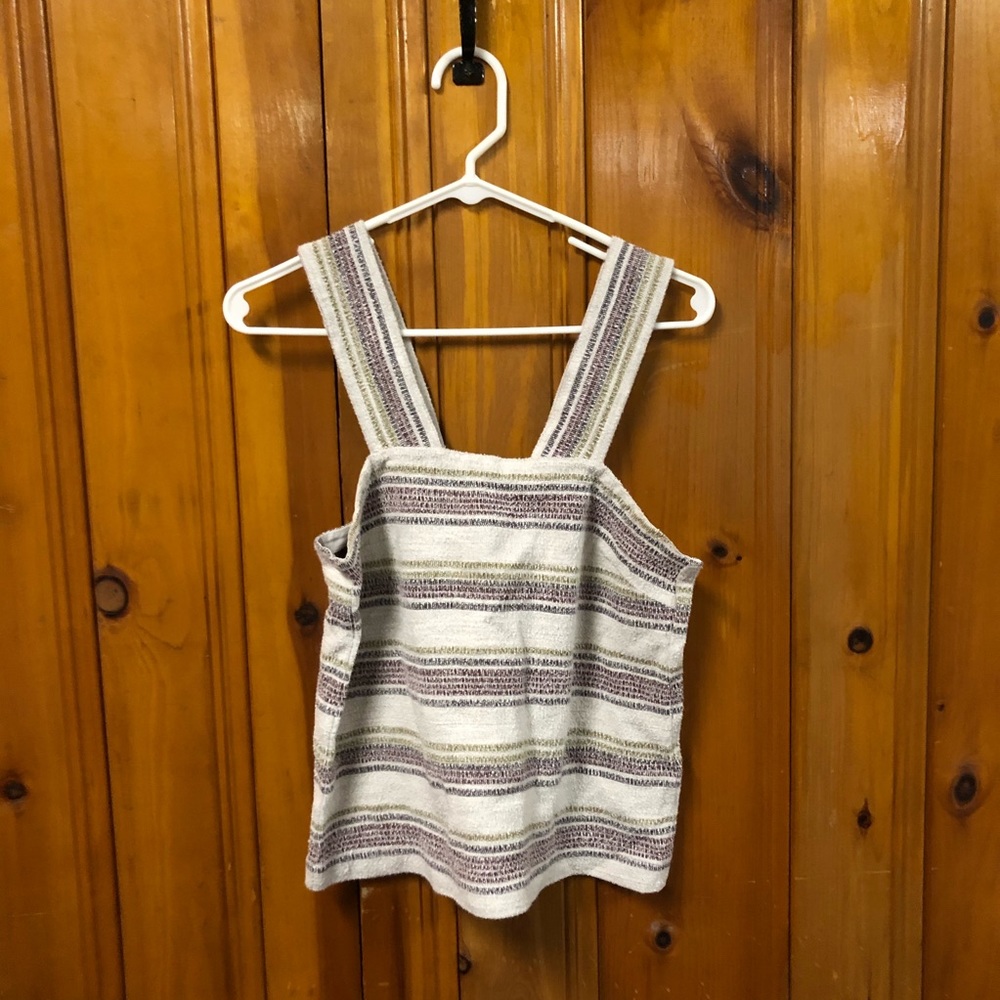 Stripped short sleeve shirt